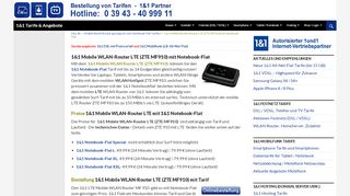 
                            11. 1&1 Mobile WLAN-Router LTE (ZTE MF910) mit Notebook-Flat