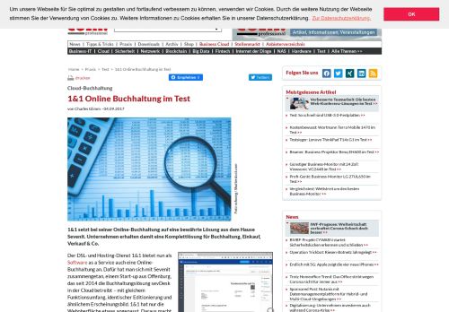 
                            11. 1&1 Online Buchhaltung im Test - com! professional - Com-magazin.de