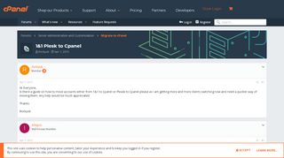 
                            8. 1&1 Plesk to Cpanel | cPanel Forums