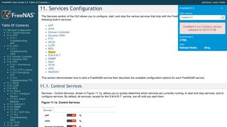 
                            3. 11. Services Configuration — FreeNAS User Guide 9.3 Table of ...