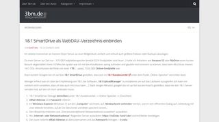 
                            10. 1&1 SmartDrive als WebDAV-Verzeichnis einbinden - 3bm.de