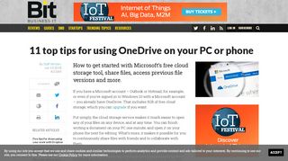 
                            13. 11 top tips for using OneDrive on your PC or phone - Services ...