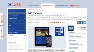 
                            10. 1&1 TV-App - Fernsehen auf Tablet, Smartphone, Fire TV & mehr