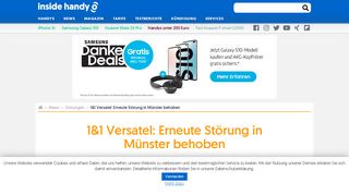 
                            11. 1&1 Versatel: Erneute Störungen in Münster - inside handy