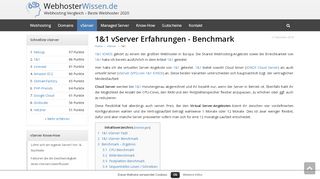 
                            10. 1&1 vServer Erfahrungen & Benchmark - Februar 2019 - Webhosting