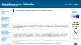 
                            3. 11.1.2.3.003 Essbase / EAS error 105: Login with token to ...