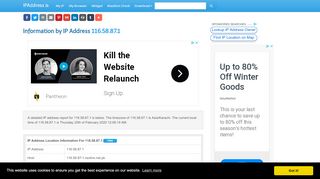 
                            2. 116.58.87.1 IP Address Whois - IP Address Lookup - ...