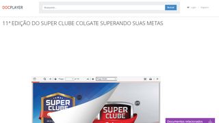 
                            3. 11ª EDIÇÃO DO SUPER CLUBE COLGATE SUPERANDO SUAS ...
