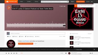 
                            10. 12-6-17 Lucky 13 Saloon Podcast w/ Sean Toilet Boys by ...