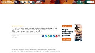 
                            13. 12 apps de encontro para não deixar o dia do sexo passar batido