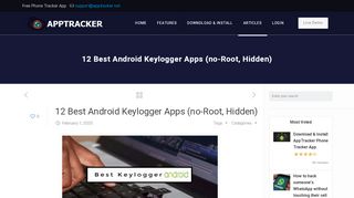 
                            9. 12 Best Android Keylogger Apps in 2018 (no-Root, Hidden) | SpyAdvice