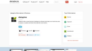 
                            4. 12 Best datapine Alternatives | Reviews | Pros & Cons - Alternative.me