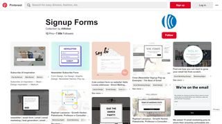 
                            2. 12 Best Signup Forms images | Email email, Email form, Email design