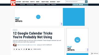 
                            7. 12 Google Calendar Tricks You're Probably Not Using | PCMag.com