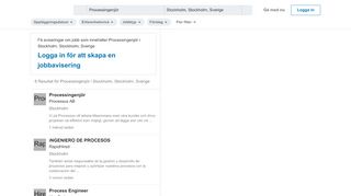 
                            12. 12 jobb för ”Processingenjör” i Stockholm, Sverige - LinkedIn