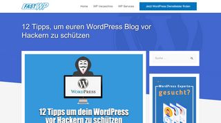 
                            12. 12 Tipps, um euren Wordpress Blog vor Hackern zu schützen - FastWP