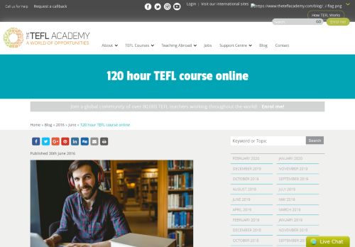 
                            1. 120 hour TEFL course online - The TEFL Academy Blog