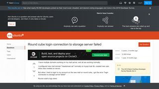 
                            12. 12.04 - Round cube login connection to storage server ...