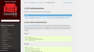
                            2. 1.2.18. Authentication — Apache CouchDB® 2.3 Documentation