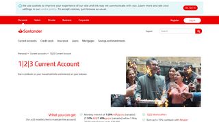 
                            11. 1|2|3 Current Account | Santander UK