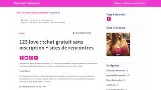 
                            9. 123 love : tchat gratuit sans inscription + sites de rencontres ...