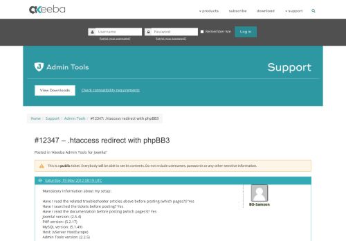 
                            12. 12347: .htaccess redirect with phpBB3 - Admin Tools