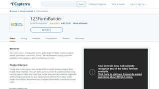 
                            12. 123FormBuilder Reviews and Pricing - 2019 - Capterra