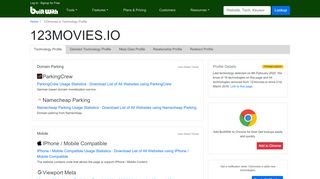 
                            3. 123movies.io Technology Profile - BuiltWith