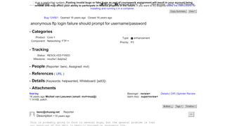 
                            9. 124561 - anonymous ftp login failure should prompt for username ...