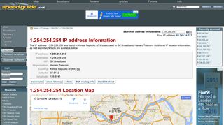 
                            4. 1.254.254.254 IP Address Location | SG IP network tools - SpeedGuide