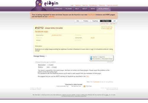 
                            2. #12712 (facebook login) – Pidgin