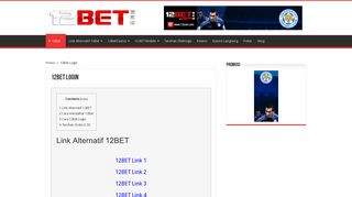 
                            6. 12Bet Login - 12bet Indonesia