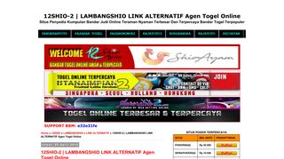 
                            8. 12SHIO-2 | LAMBANGSHIO LINK ALTERNATIF Agen Togel Online ...