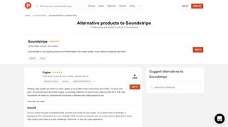 
                            13. 13 Alternatives to Soundstripe | Product Hunt