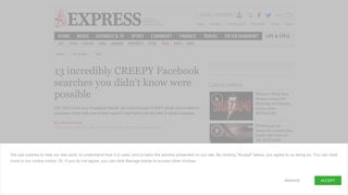 
                            13. 13 incredibly CREEPY Facebook searches you didn't know ...