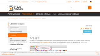 
                            9. 1.3 Login - Tutorials, instructions & manuals for TYPO3 editors