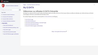 
                            6. 13. My G DATA — G DATA Antivirus für Windows - Onlinehilfe ...