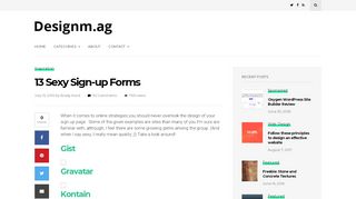 
                            2. 13 Sexy Sign-up Forms - DesignM.ag