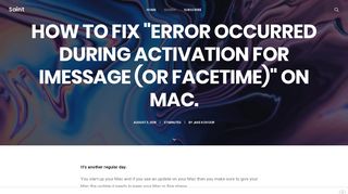 
                            10. 13 Ways to Fix Error Occurred During Activation for iMessage or ...