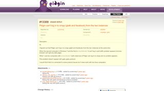 
                            13. #13309 (Pidgin can't log in to xmpp (gtalk and facebook) from the two ...