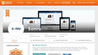 
                            10. 137 Customer Reviews & Customer References of Sonru ...