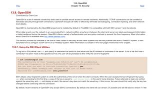 
                            3. 13.8. OpenSSH - FreeBSD