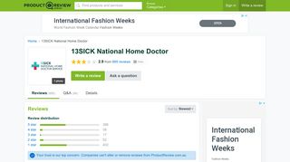 
                            12. 13SICK National Home Doctor Reviews - ProductReview.com.au