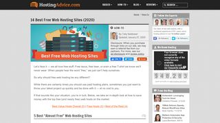 
                            10. 14 Best Free Web Hosting Sites (2019) - HostingAdvice ...