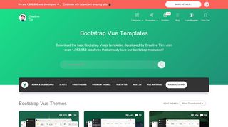 
                            13. 14 + Bootstrap Vuejs Themes @ Creative Tim