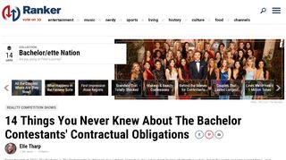 
                            9. 14 Contractual Obligations The Bachelor Contestants Must Oblige By