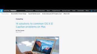 
                            5. 14 Problems With Mac OS X 10.11 And How To Fix Them | Digital ...