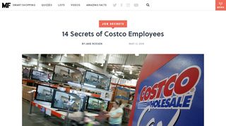 
                            4. 14 Secrets of Costco Employees | Mental Floss
