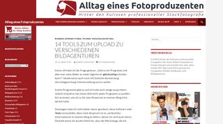 
                            10. 14 Tools zum Upload zu verschiedenen Bildagenturen | Alltag eines ...