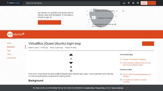 
                            1. 14.04 - VirtualBox (Guest Ubuntu) login loop - Ask Ubuntu